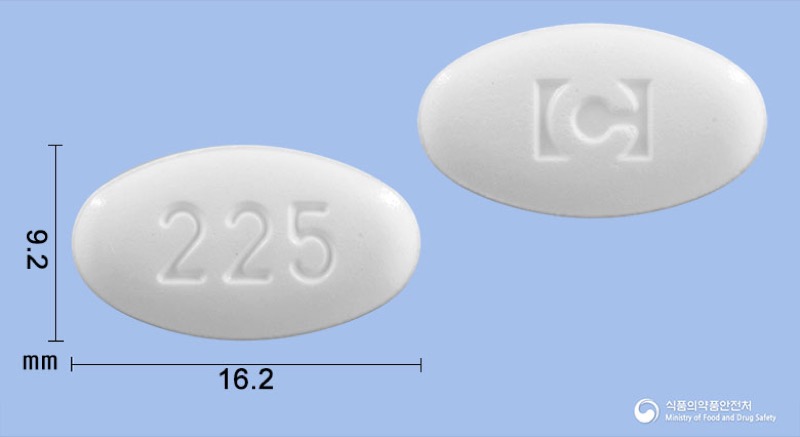 누비질정250밀리그램(아모다피닐), the Armodafinil product sold in Korea, official MFDS photo