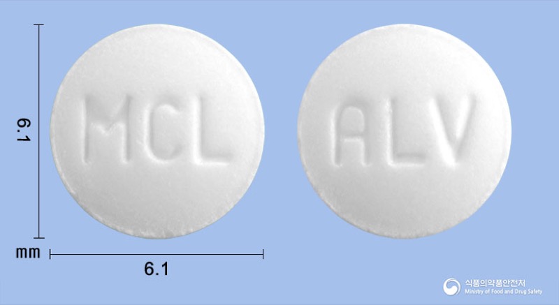 머시론정, the Combined oral contraceptives (the pill) product sold in Korea, official MFDS photo