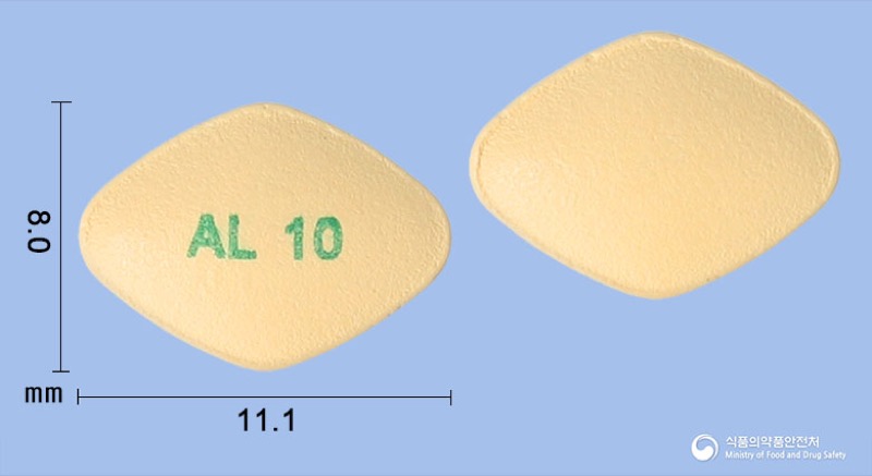 다글로진정10밀리그램(다파글리플로진프로판디올수화물), the Dapagliflozin product sold in Korea, official MFDS photo