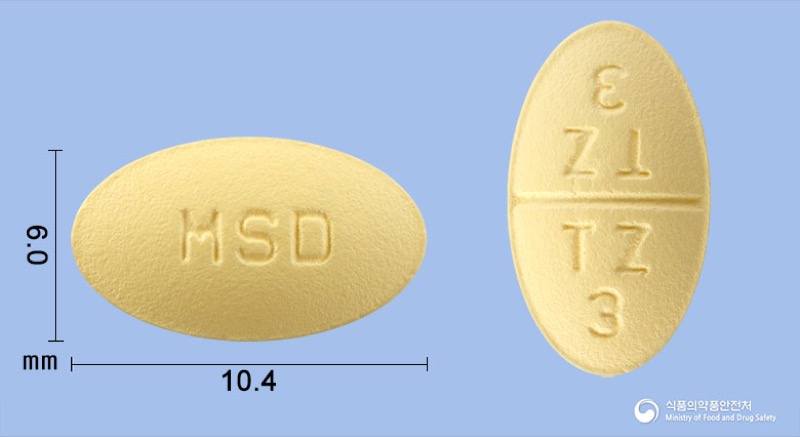 레메론정15밀리그램(미르타자핀), the Mirtazapine product sold in Korea, official MFDS photo