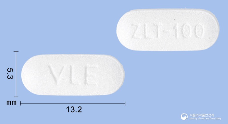 졸로푸트정100밀리그램(설트랄린염산염), the Sertraline product sold in Korea, official MFDS photo