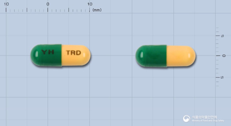 트리돌캡슐50mg(트라마돌염산염), the Tramadol product sold in Korea, official MFDS photo